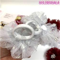 Резинка-бант Корея 2 шт диаметр 9 см Арт 5