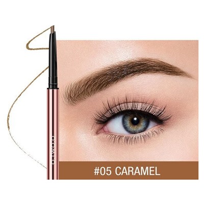 Карандаш для бровей O.TWO.O Fine Triangle Eyebrow Pencil № 5 Caramel 0.2 g