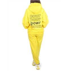 Y315 YELLOW Спортивный костюм женский (100% хлопок)