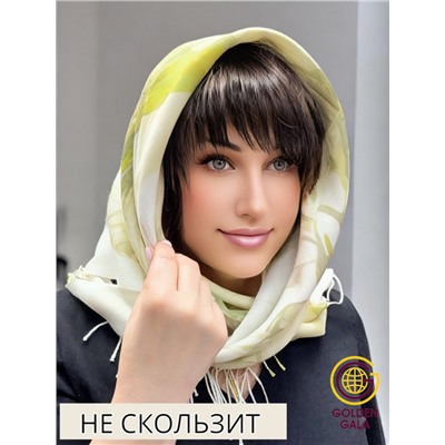 Платок с кистями цветочный принт 3D  Арт: С2512/02