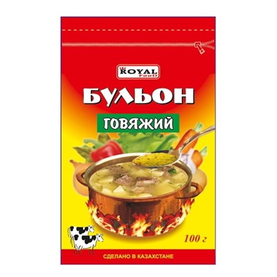 Суп Royal Food Бульон говяжий 100гр (65шт)