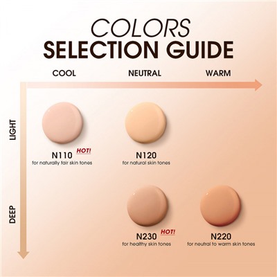Консилер O.TWO.O Long Wear Matte Finish Liquid Foundation #110