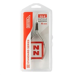 Nippon Nippers Кусачки маникюрные для кутикулы / Standard NN_NS-02-6, двойная пружина, ручная заточка, 6 мм