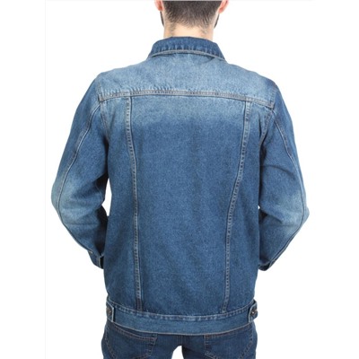 5922 BLUE Куртка джинсовая мужская VH JEANS (80% хлопок, 15% полиамид, 5% спандекс)