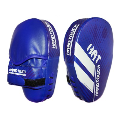 Лапа боксёрская прямая HARD TOUCH. Цвет: синий.