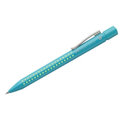 Карандаш механический Faber-Castell "Grip 2010" B, 0,5мм, бирюзовый