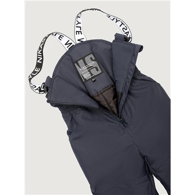 Комплект утеплённый для мальчика NIKASTYLE 7м2325 Чили графит