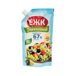 Майонез "Провансаль ЕЖК" Оливковый 67% дой-пакет 386г(400мл) шт