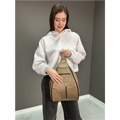 Сумка-рюкзак женская из телячьей кожи