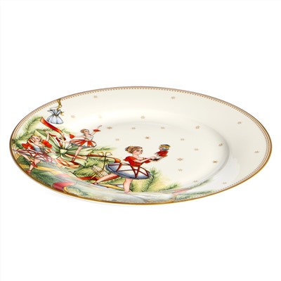 ТАРЕЛКА ЗАКУСОЧНАЯ LEFARD "ЩЕЛКУНЧИК" 20,5 СМ (КОР=18ШТ.)