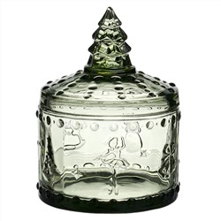 ЕМКОСТЬ ДЛЯ ХРАНЕНИЯ "ЩЕЛКУНЧИК" GREEN, 9*9*12,5 СМ