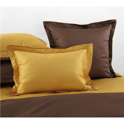 Наволочки (2 шт.) из сатина Горчичный Текс-Дизайн