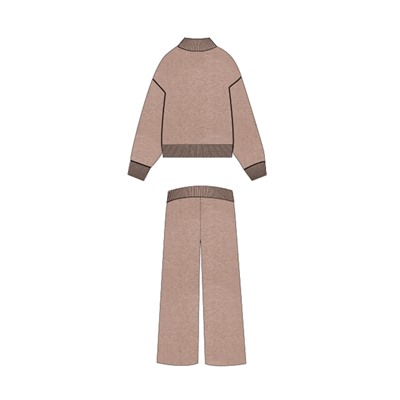 Комплект для девочки: джемпер, брюки