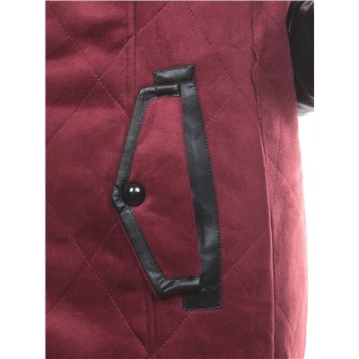 5137 BURGUNDY Парка женская зимняя (150 гр синтепон, искусственный мех)