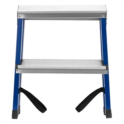 Стремянка двусторонняя 2 ступени, стальная, Сибртех