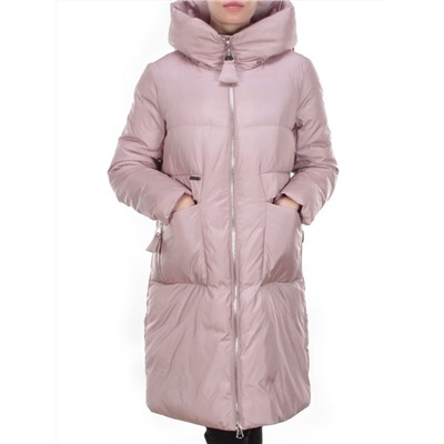 2119 PINK Пальто зимнее женское MELISACITI (200 гр. холлофайбера)