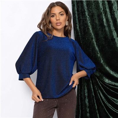 Блуза нарядная с блеском, Предвкушение встречи (сияние)