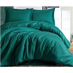Комплект Постельного Белья Евро 2 сп. Сатин Elegant Stripe Saten - cotton box