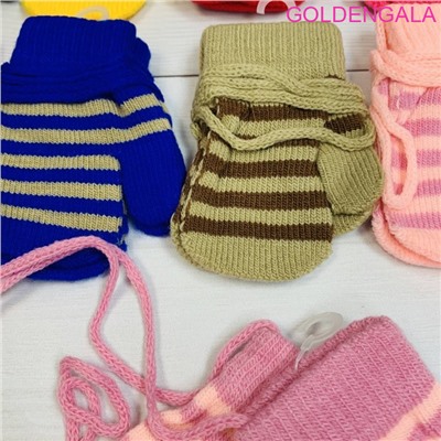 Детские варежки утепленные длина 10 см Арт 3 модель 3