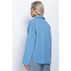 Рубашка Оксфорд (голубая) Б11253