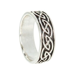 Кольцо серебряное с орнаментом ТЯК.175БК0.79