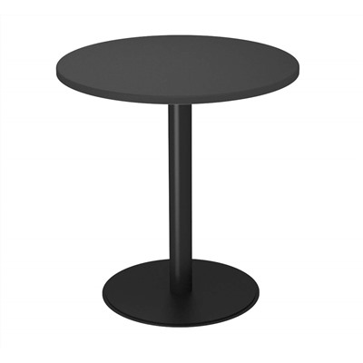 Стол SHT-TU43/TT55 70 МДФ/АБС-пластик
                        чёрный муар / чёрный