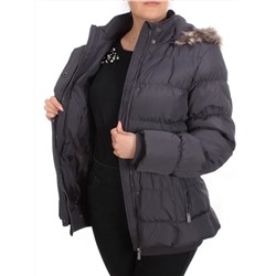 B-37 DARK GREY Куртка зимняя женская NO NAME (100 гр. холлофайбер)