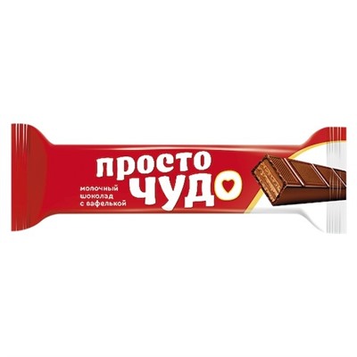 Батончик шоколадный Просто чудо 40г/Славянка (заказ по 5 шт)