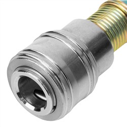 Шланг спиральный воздушный 8 х 12 мм, 18 бар, с быстросъемными соединениями, 10м Stels