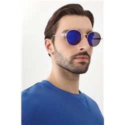 Okulary przeciwsłoneczne męskie z polaryzacją i powłoką Revo kolor granatowy