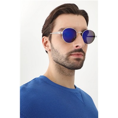Okulary przeciwsłoneczne męskie z polaryzacją i powłoką Revo kolor granatowy