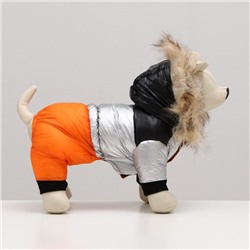 Комбинезон «Пушок», размер 8 (ДС 23 см, ОГ 30, ОШ 22 см), коралловый