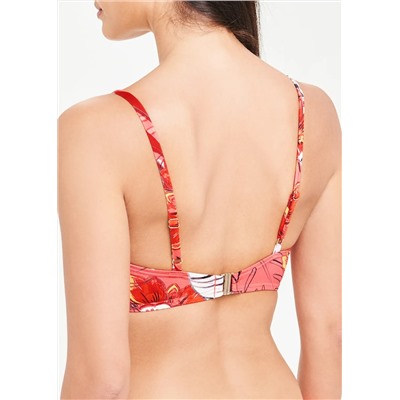 Soon Floral Palm Underwire Bikini Top
