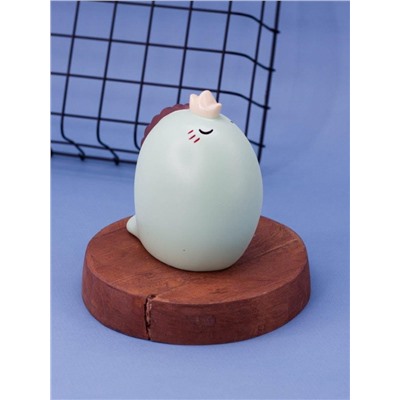 Ночник "Sleeping dino ball", green (11 см), пластик