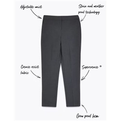 Girls' Super Skinny Leg School Trousers (2-18 Yrs)