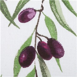Полотенце Доляна Olives 35х60 см, 100% хлопок, рогожка 164 г/м2