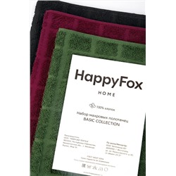 Набор махровых полотенец 3 шт Happy Fox Home
