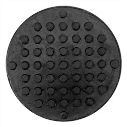 Резиновая опора для подкатного домкрата универсальная, D 72 мм, D 50, H 35 мм Matrix