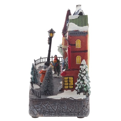 GAEM Фигурка декоративная "Рождество" (4 мелодии, подсвет, движ, 3xAA н/п, +USB), L30 W13,5 H21 см