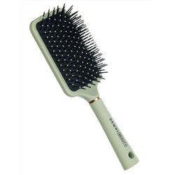 Dewal Beauty Щетка для волос серия «Магия» массажная, квадратная, 13 рядов, оливковый