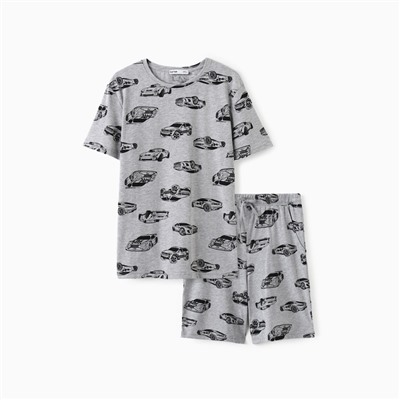 Пижама мужская (футболка и шорты) KAFTAN Cars, р-р 50