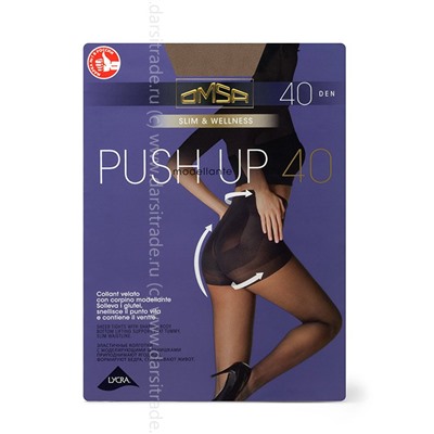 Колготки женские Push-Up 40 Дроп Omsa