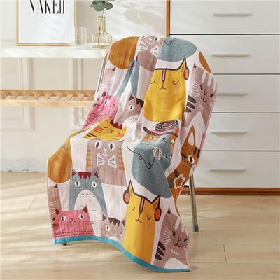 Муслиновое пляжное банное полотенце 70*140cm