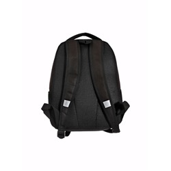 Рюкзак школьный, 38×29×16 см, Grizzly, эргономичная спинка, отделение для ноутбука, чёрный, RB-551-3_1