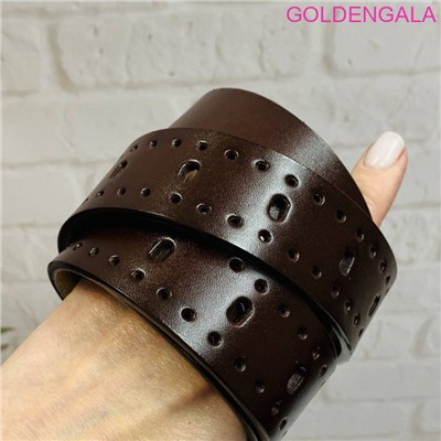 Ремень женский экокожи 3,2х114 см Р19 модель 4