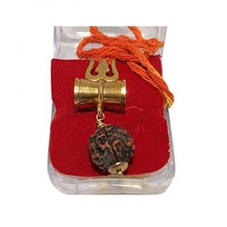 Кулон из Рудракши (5 мукхи), Rudraksha Kavach Pendant (5 mukhi), произв. Kalyan Puja