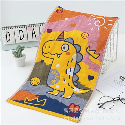 Zhiyang towel four -layer littering vaocya gauze cotton cotton face towel soft water absorption face towel factory price wholesale