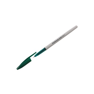 Ручка шариковая ErichKrause Slender Stick Grey, Super Glide, 0.7 мм, зелёная