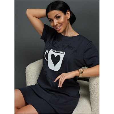 Туника "Кофе" графит