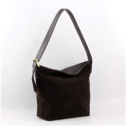 Сумка 485 эко-замша кофе НОВИНКА